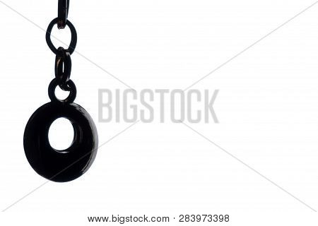 Abstract Rings As Element Of Baroque Dressing. Stylish Fashion. Isolated On White