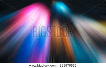 Abstract Radial Zoom Motion Design Gradient Blur