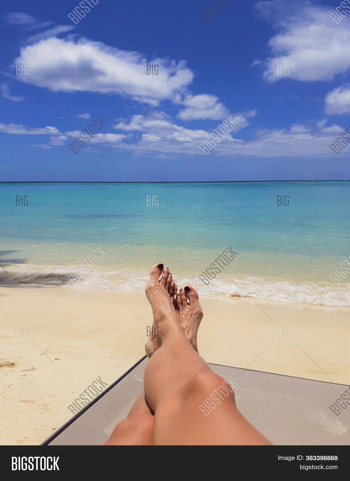 Chilling On Beautiful Image Photo Free Trial Bigstock