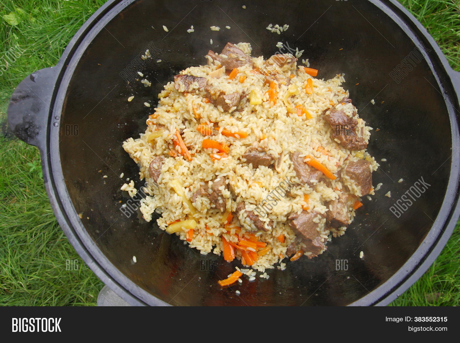 Tasty Uzbek Pilaf. Image & Photo (Free Trial) Bigstock