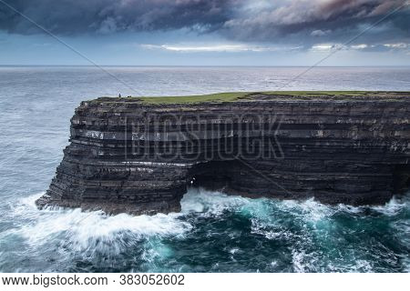 Sitting Out In The Wild Atlantic Ocean, Downpatrick Head Is An Area Of Unrivalled Coastal Beauty And