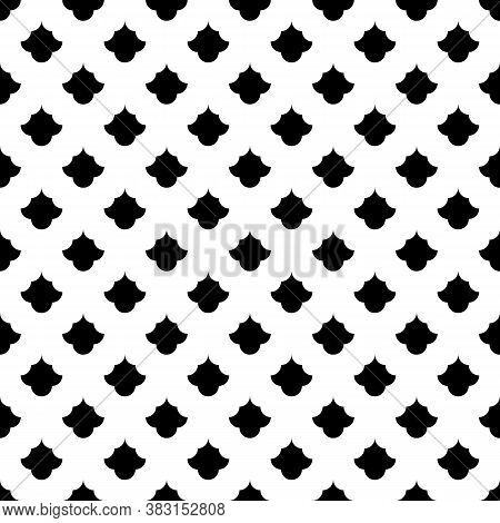 Seamless Surface Pattern Design With Quatrefoil Figures. Oriental Traditional Ornament With Repeated