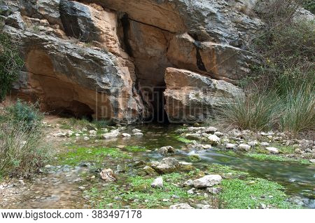 Source of the Mascun river. Natural Park of the Mountains and Canyons of Guara. Huesca. Aragon. Spain.