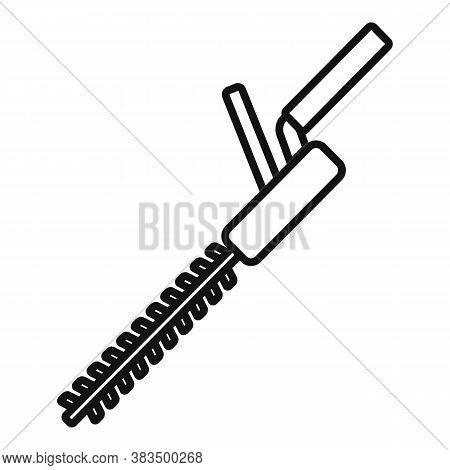 Brush Cutter Icon. Outline Brush Cutter Vector Icon For Web Design Isolated On White Background