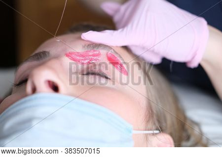 Hair Removal, Modeling Of Eyebrows With Wax