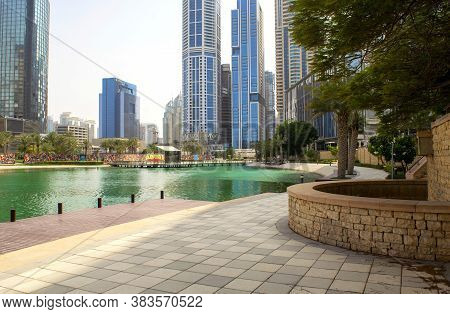 Dubai / Uae - August 23, 2020: Mbc Middle East Broadcasting Center And Cnn American Media Company.  