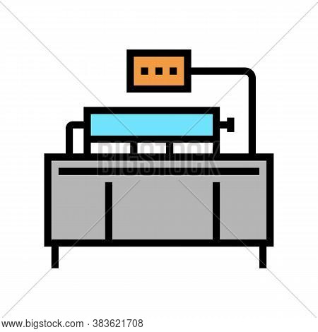 Coca Pressing Machine Color Icon Vector. Coca Pressing Machine Sign. Isolated Symbol Illustration