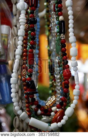 Salvador, Bahia / Brazil - April 21, 2013: Article Religios For Members Of The Candomble Religion Ar
