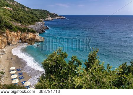 Mylopotamos Beach At Tsagarada Of Pelion In Greece