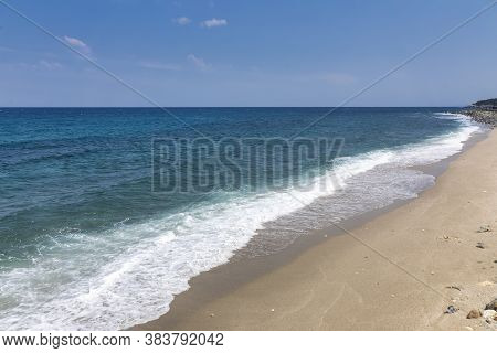 Beautiful View Of Beach At Agios Ioannis, Pelion, Greece