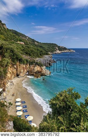 Mylopotamos Beach At Tsagarada Of Pelion In Greece