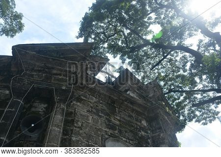Manila, Ph - Oct 20 - Saint Pancratius Chapel Facade At Paco Park On October 20, 2018 In Manila, Phi