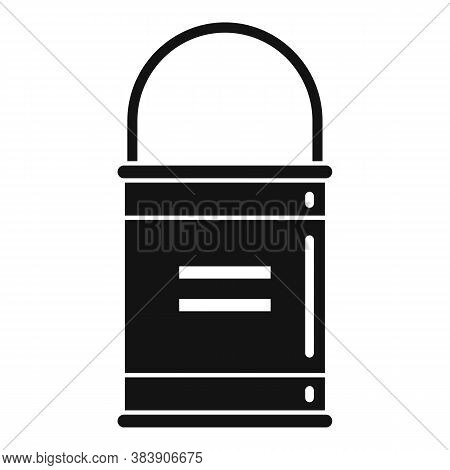 Tiler Glue Bucket Icon. Simple Illustration Of Tiler Glue Bucket Vector Icon For Web Design Isolated