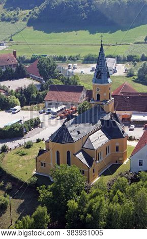 Saint George Parish Church in Desinic, Croatia