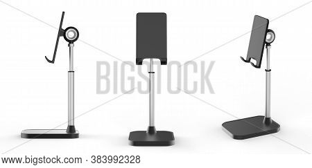 Cell Phone Stand,angle Height Adjustable Lisen Cell Phone Stand For Desk,thick Case Friendly Phone H