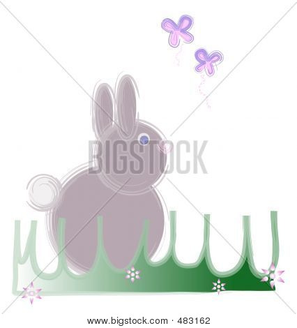 Foråret tid Bunny.