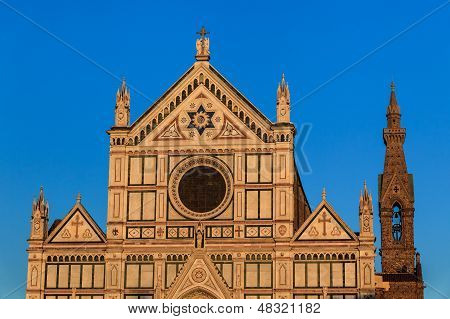 Kirche der Basilika Santa Croce In Florenz.