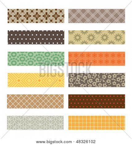 Conjunto de fitas de washi
