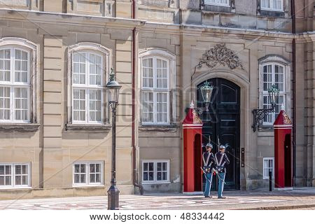 Changing Of The Guard At Amalienborg Palace