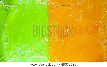 Oil Bubbles Abtract