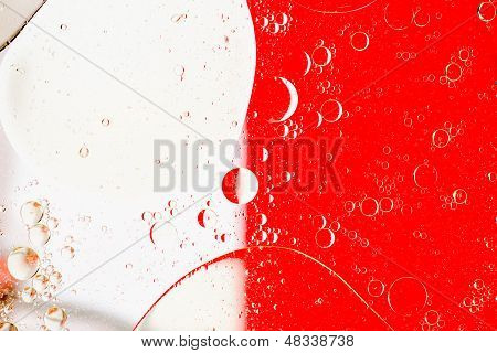 Oil Bubbles Abtract