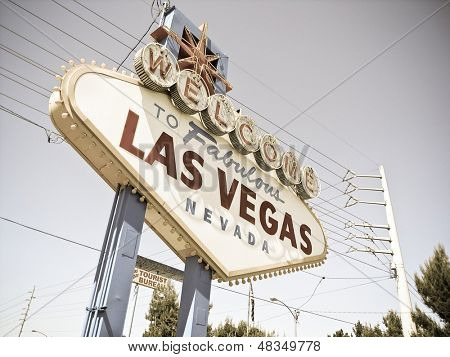 retro barva obrazu las Vagas 