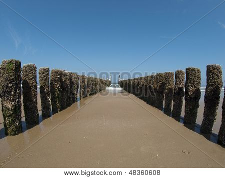 At seaside