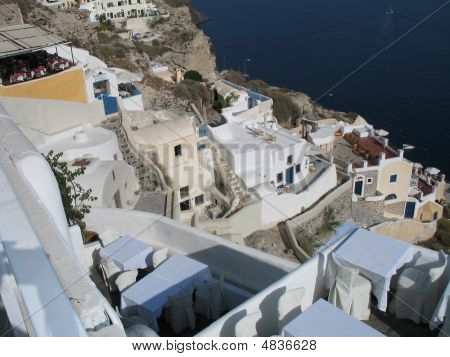 Terrasse Restaurants Santorini