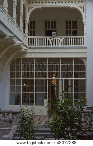Carving Balcony In Old Tbilisi