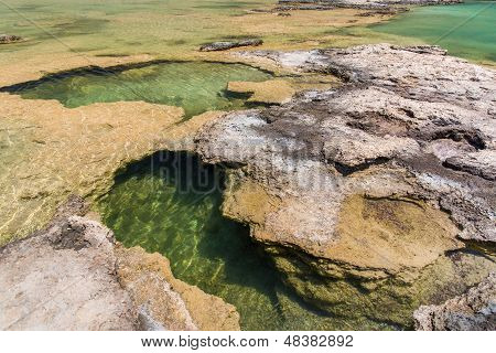 Turkise vand, stranden ren hvid Sand i Kreta, Grækenland, balos Beach. Udsigt fra Gramvousa Islan