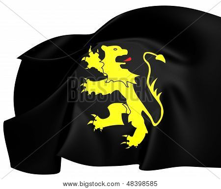 Flagge der Grafschaft Ceredigion, Wales.