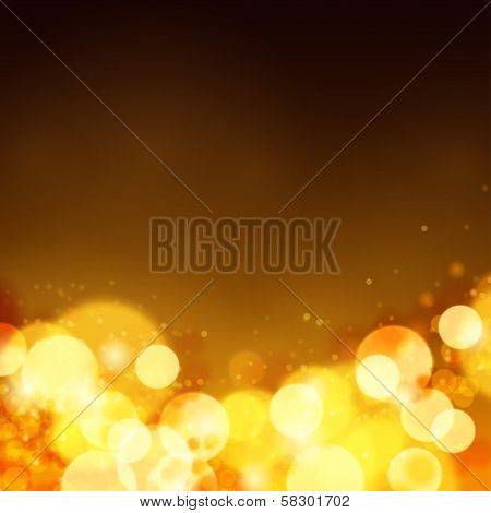 Lights on bokeh background