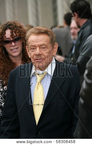 Jerry Stiller at the ceremony honoring Jerry Stiller and Anne Meara with a star on the Hollywood Walk of Fame. Hollywood Boulevard, Hollywood, CA. 02-09-07