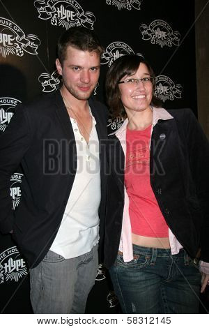 Ryan Phillippe and friend at 