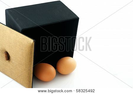 Eggs In Black Box