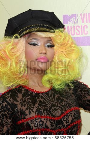 Nicki Minaj at the 2012 Video Music Awards Arrivals, Staples Center, Los Angeles, CA 09-06-12