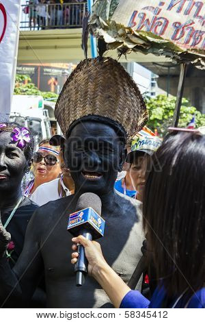 Thai Protestor Ask To Reform Before Election In Bangkok