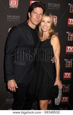 Michael Trucco and Sandra Hess at the 2012 TV Guide Magazine Hotlist Party, Skybar, West Hollywood, CA 11-12-12