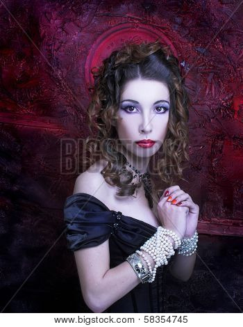 Victorian lady.