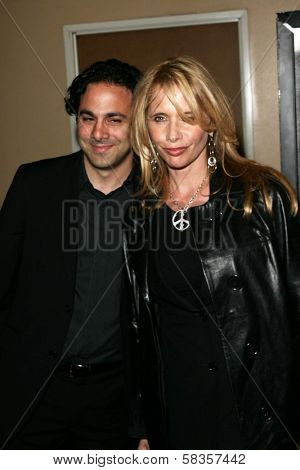 Gabe Sachs and Rosanna Arquette at the World Premiere of 