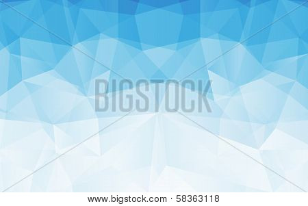 Abstract Blue Geometrical Background