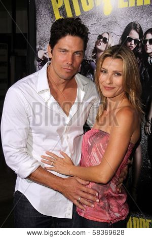Michael Trucco and Sandra Hess at the 