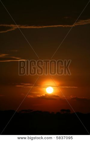 tramonto al serengeti