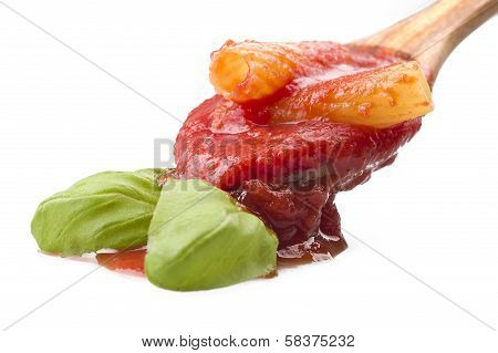 Sauce of tomatoes with maccaroni