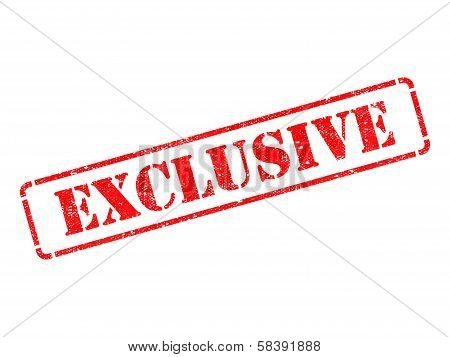 Exclusive on Red Rubber Stamp.