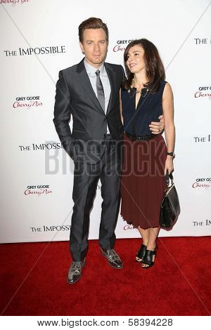 Ewan McGregor and Eve Mavrakis at the 