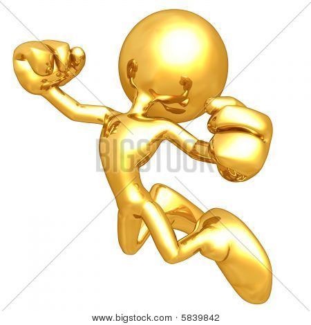 Mini gold-Kerl