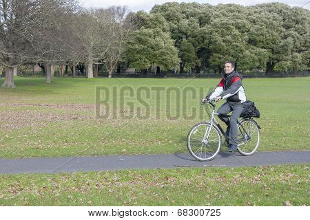 Biker In The Park