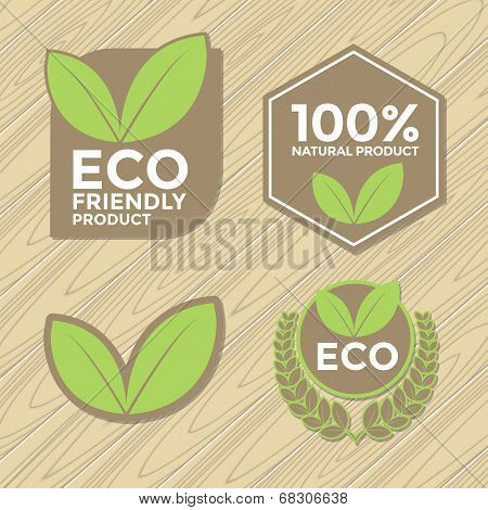 Eco friendly label set