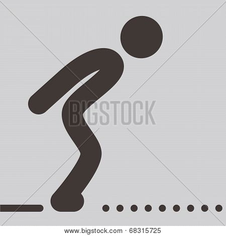 Long Jump Icon